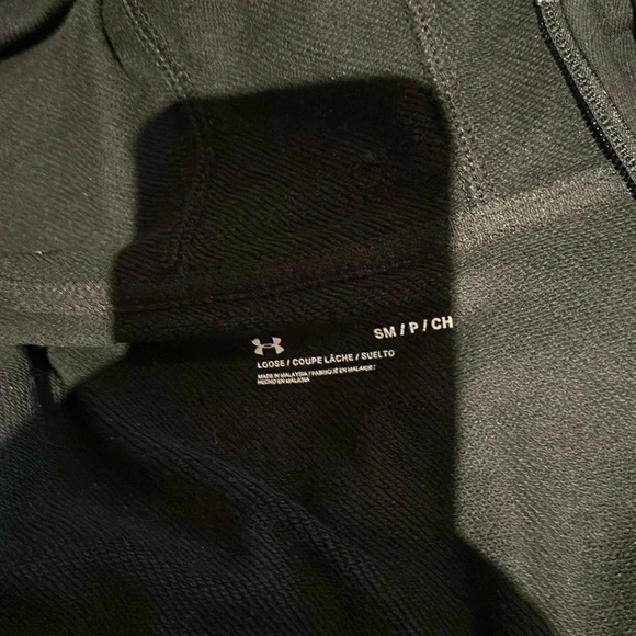 Under  Armour Loose Coupe Lache zipper hoodie sweatshirt Small - Picture 3 of 13